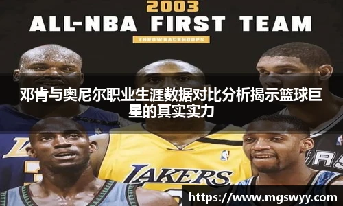 邓肯与奥尼尔职业生涯数据对比分析揭示篮球巨星的真实实力